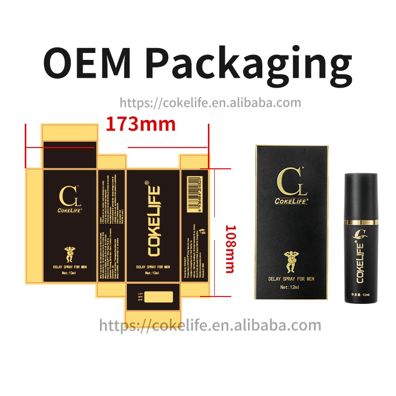 COKELIFE 6ml Original Herbal Male Delay Lubricant Wholesale Long-Time Sex Enhancer Long-Lasting Product for Adult Men