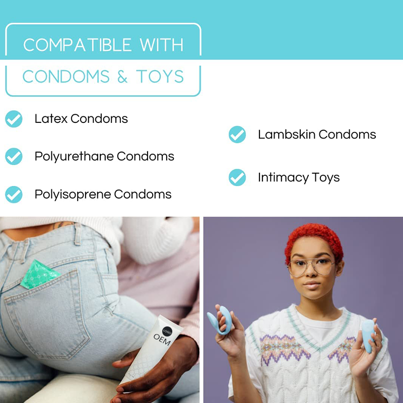 OEM 75ML Aloe Vera Gel Sex Lubricant Oil Thin Watery for Sexual Pleasure Personal Climax Gel Lubricant