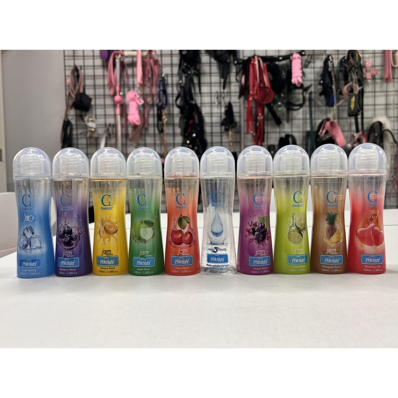 CokeLife ISO9001 100ml Edible Oral Lube Gel English Version Flavored Water Based Personal Organic Lubricant Sex Gel