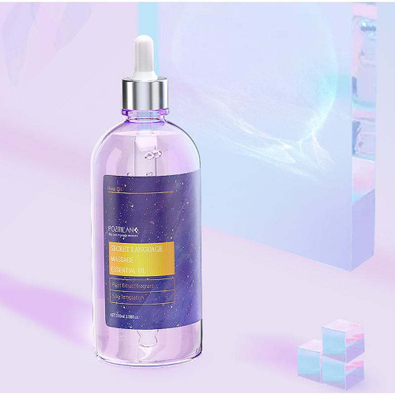 Herbal Essential Oil Drop Bottle Relax Body Relieve Pain Relaxing Love Sex Massage Oil Glass Custom Logo Natural 100ml OIL-003