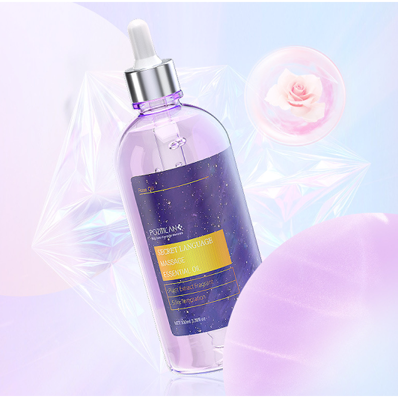 Herbal Essential Oil Drop Bottle Relax Body Relieve Pain Relaxing Love Sex Massage Oil Glass Custom Logo Natural 100ml OIL-003