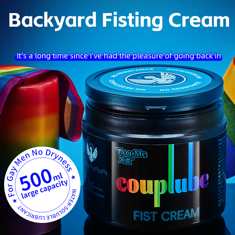 YouMe Hot Sale New Arrival Large Capacity Personal 500ml Sex Lube Cream Men Gay Relieve Pain Lube Sex Anal Fisting Gel