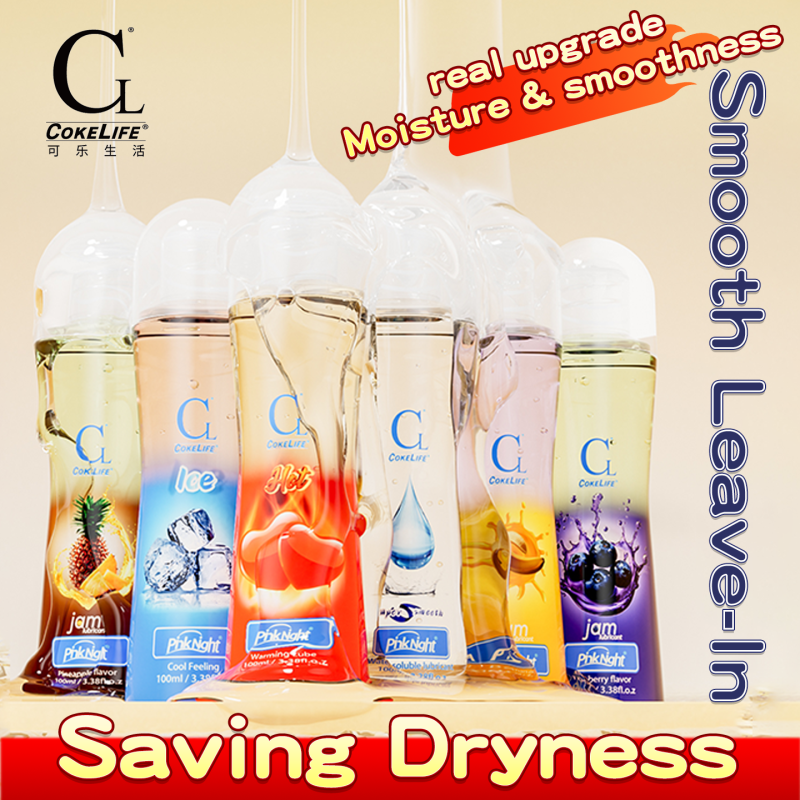CokeLife ISO9001 100ml Edible Oral Lube Gel English Version Fruit Flavored Sexual Lubricant Gel Private Label Personal Lubricant