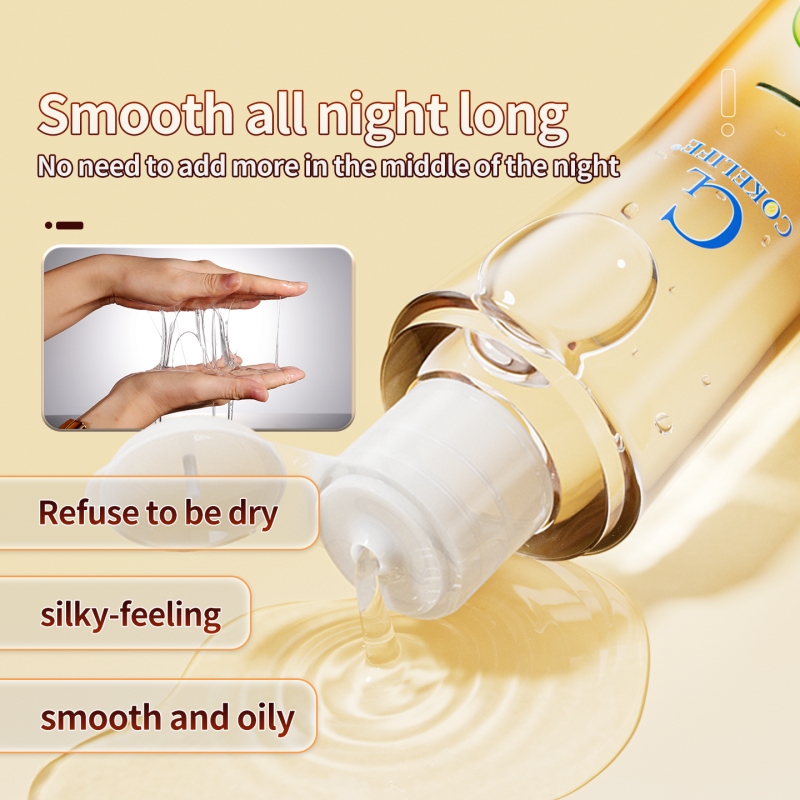 CokeLife ISO9001 100ml Edible Oral Lube Gel English Version Fertility Lubricant Water Based Personal Organic Lubricant Sex Gel