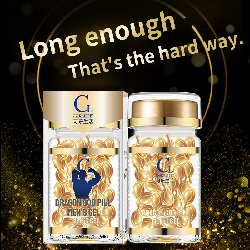 CokeLife OEM 30pcs / Box Wholesale Male Delay Lubricant Capsules Body Care Serum Personal Lube Men Delay Long Time Sex Capsules
