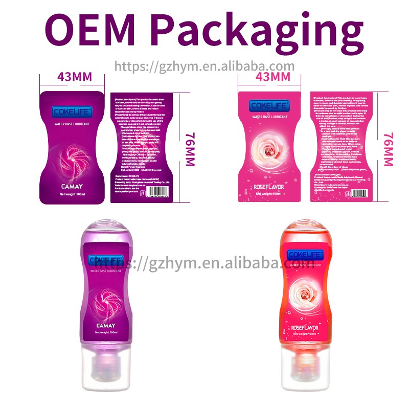Ready Stock OEM ODM Lube Rose Camay Flavor Sex Lubricant Oil Water Based Lubricant