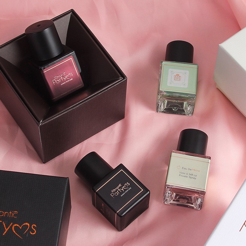 Private Perfume Fresh Romantic Fragrance for Women Peach Rose Cherry Blossoms Strawberry Flavors Long Lasting 10ml OEM 8 Flavors