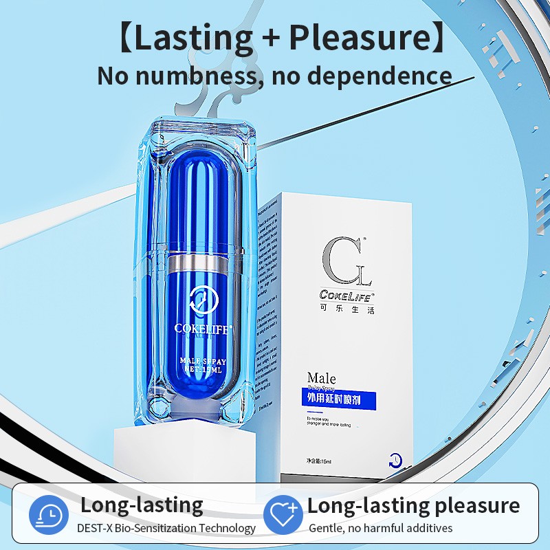 CokeLife 15ML OEM ODM Popular Selling Herbal Extract Sex Oil Generation Ejaculation Long Time Delay Spray for Men