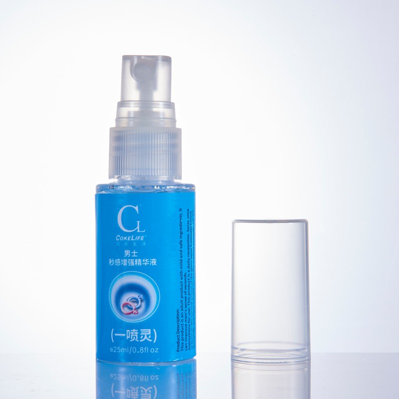 CokeLife Wholesale 25ml Male Pleasure Enhancement Liquid Quick Ejaculation Spray Customization Men Quick Ejaculation Liquid