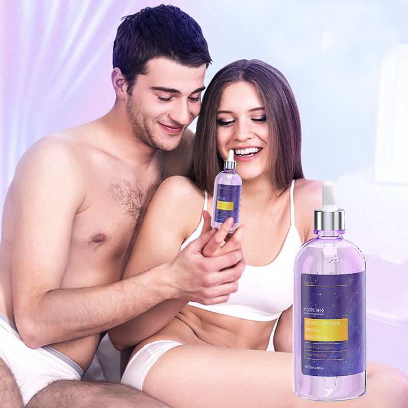 Herbal Essential Oil Drop Bottle Relax Body Relieve Pain Relaxing Love Sex Massage Oil Glass Custom Logo Natural 100ml OIL-003
