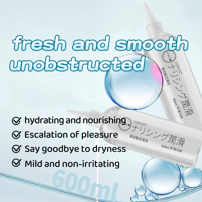 CokeLife ISO9001 Refreshing Water-soluble Lubricant 600ml Large Capacity Personal Lubricant Bulk Manufacturer Lube Gel for Adult