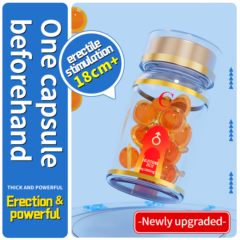 CokeLife 14pcs Male Penis Size Breakthrough Oil Nourishing External Plant Extraction Penis Sex OiL Capsules in Bulk Wholesale