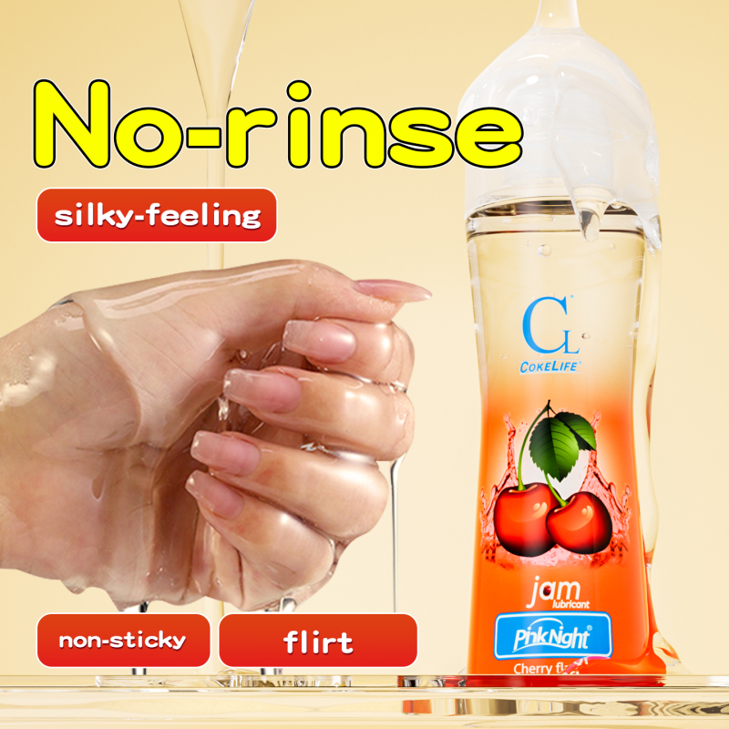 CokeLife ISO9001 100ml Edible Oral Lube Gel English Version Fertility Lubricant Water Based Personal Organic Lubricant Sex Gel