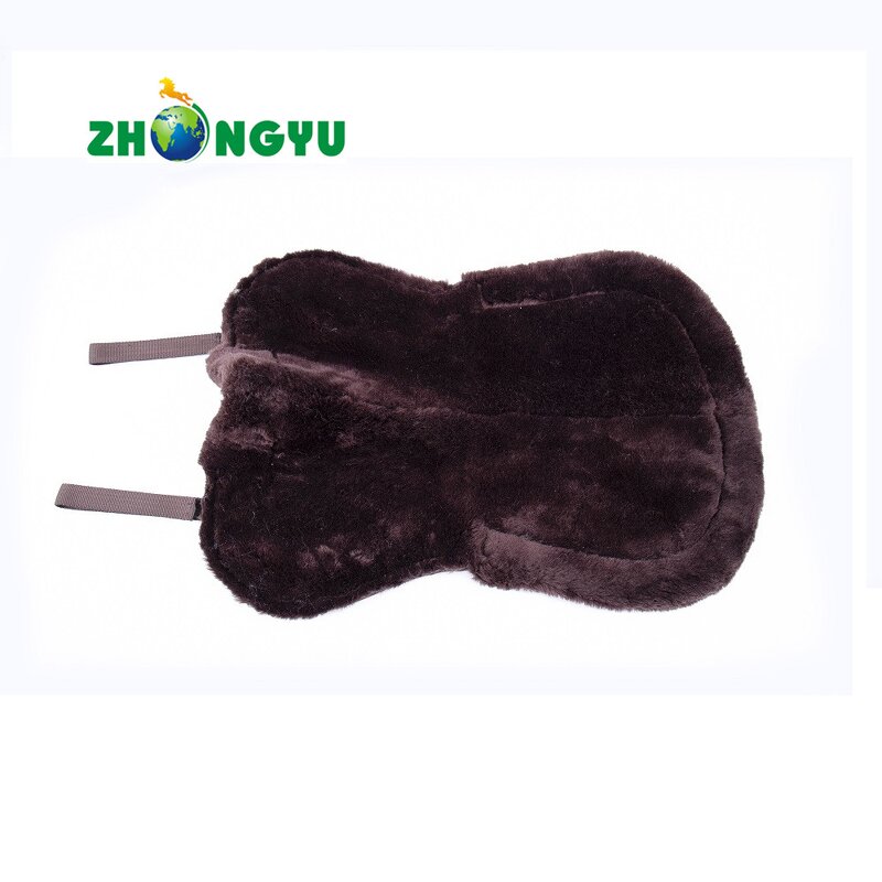Sheepskin Quilted Half Saddle Pad Manufacturer - Custom Made Felt Black English