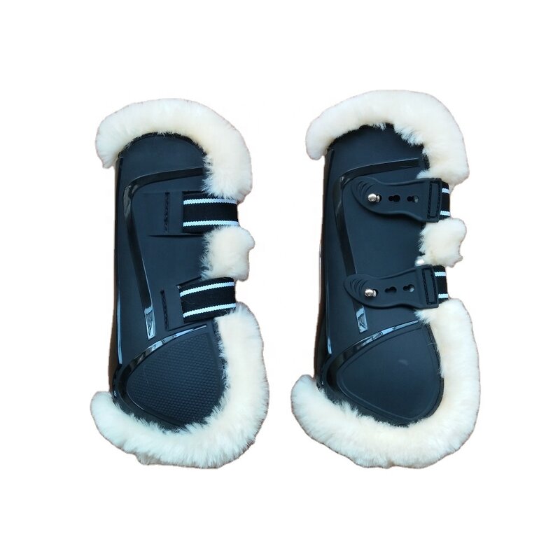 Horse Lambskin Boots Factory - New Arrival Leg Protection Comfortable