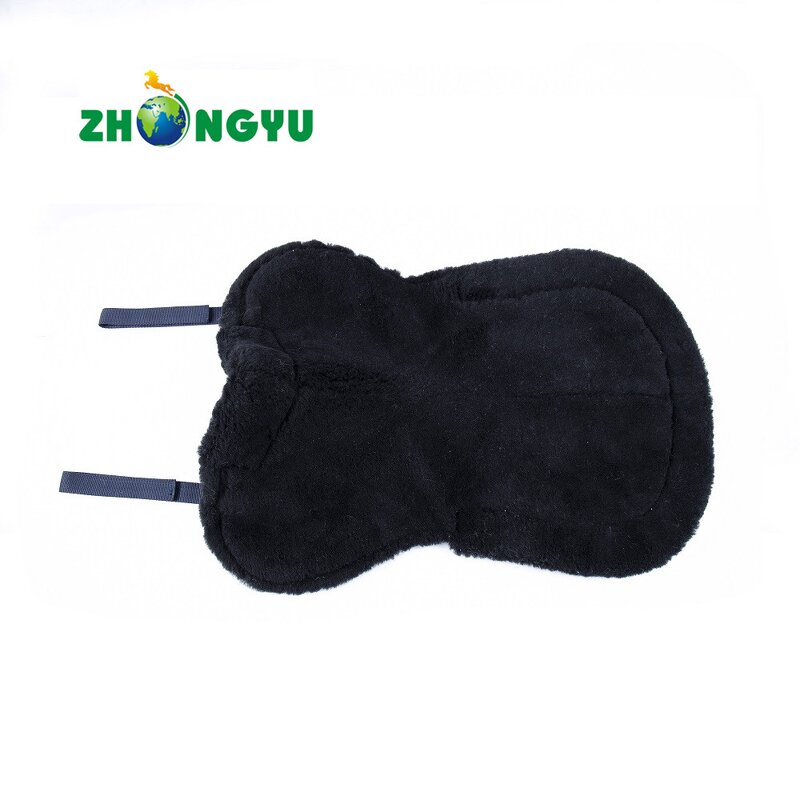 Sheepskin Quilted Half Saddle Pad Manufacturer - Custom Made Felt Black English