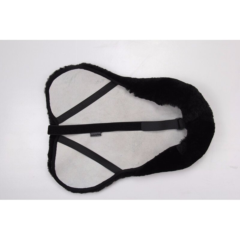 Sheepskin Horse Saddle Cover Supplier - Lambskin Wool Seat for English Saddles