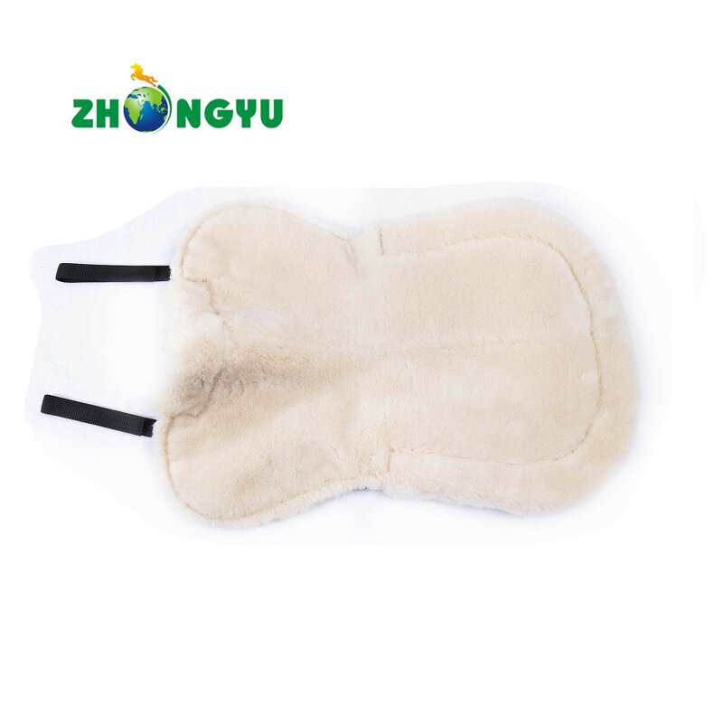 Sheepskin Quilted Half Saddle Pad Manufacturer - Custom Made Felt Black English