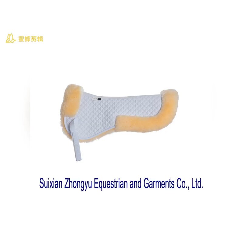 Sheepskin Half Saddle Pad Manufacturer - Custom Made Numnah Wool Riding