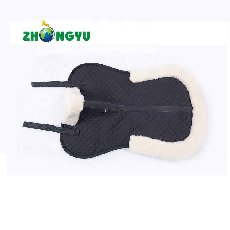 Sheepskin Half Saddle Pad Manufacturer - Custom Made Numnah Wool Riding