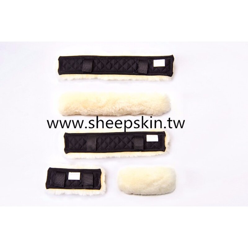 Horse Noseband Headcollar Covers Factory - Sheepskin Quiled Cotton Bridle Accessories