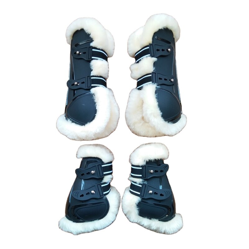 Horse Riding Tendon Boots Manufacturer - Genuine Sheepskin Equestrian Accessories