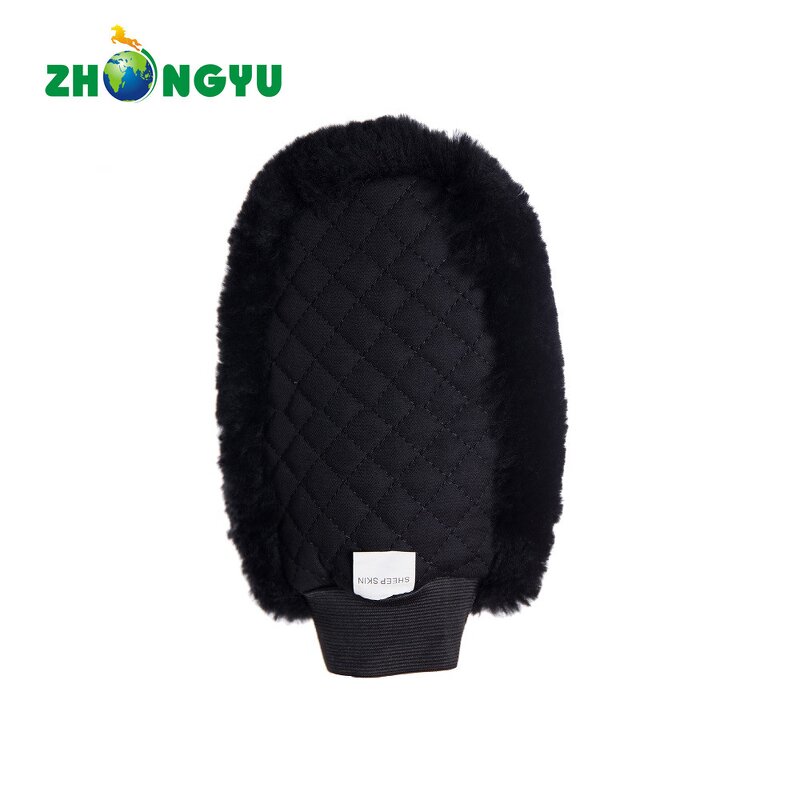 Sheepskin Mitten Manufacturer - Black High Quality Quilted Horse Care