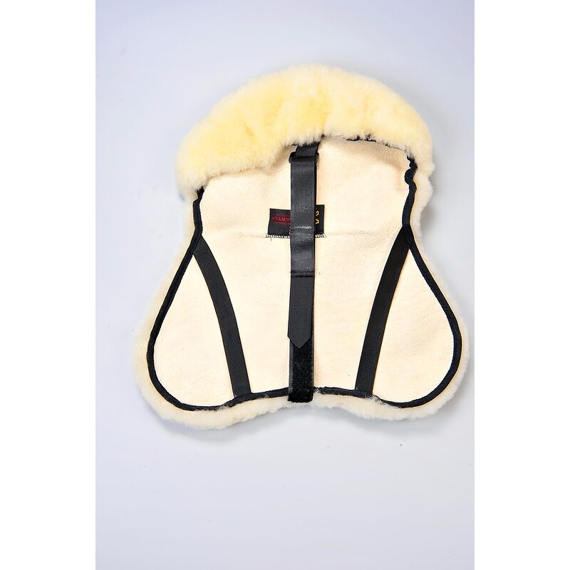 Sheepskin Horse Saddle Cover Supplier - Lambskin Wool Seat for English Saddles