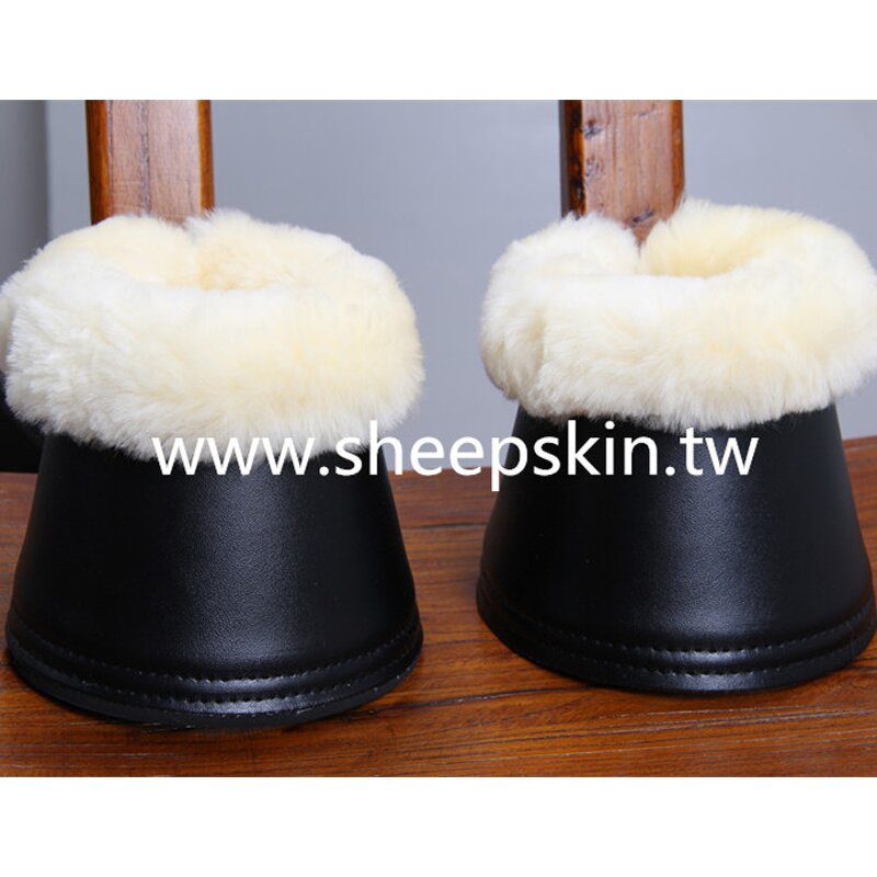 Horse Bell Boots with Sheepskin Supplier - for Hoof Protection