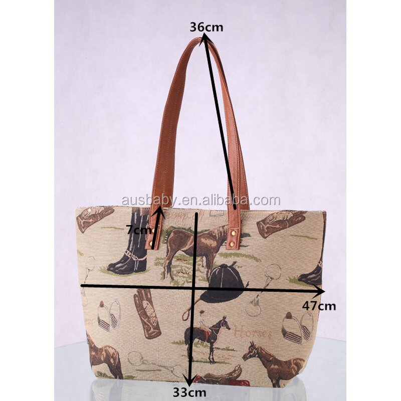 Riding Travel Bag Supplier - Outdoor Sports Waterproof Canvas with Horse Design