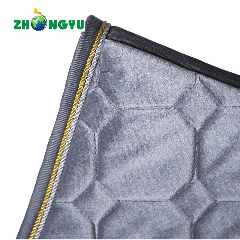 Blue Cloth Saddle Pad Factory - Hot Sale Horse Equipment Custom Made