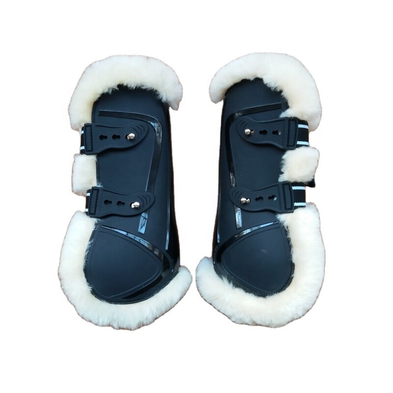 Horse Lambskin Boots Factory - New Arrival Leg Protection Comfortable