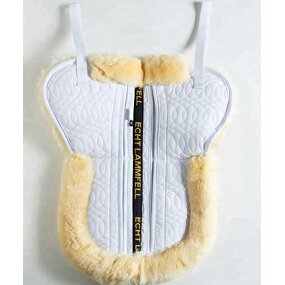 Sheepskin Half Saddle Pad Supplier - Custom Made Numnah with Pockets