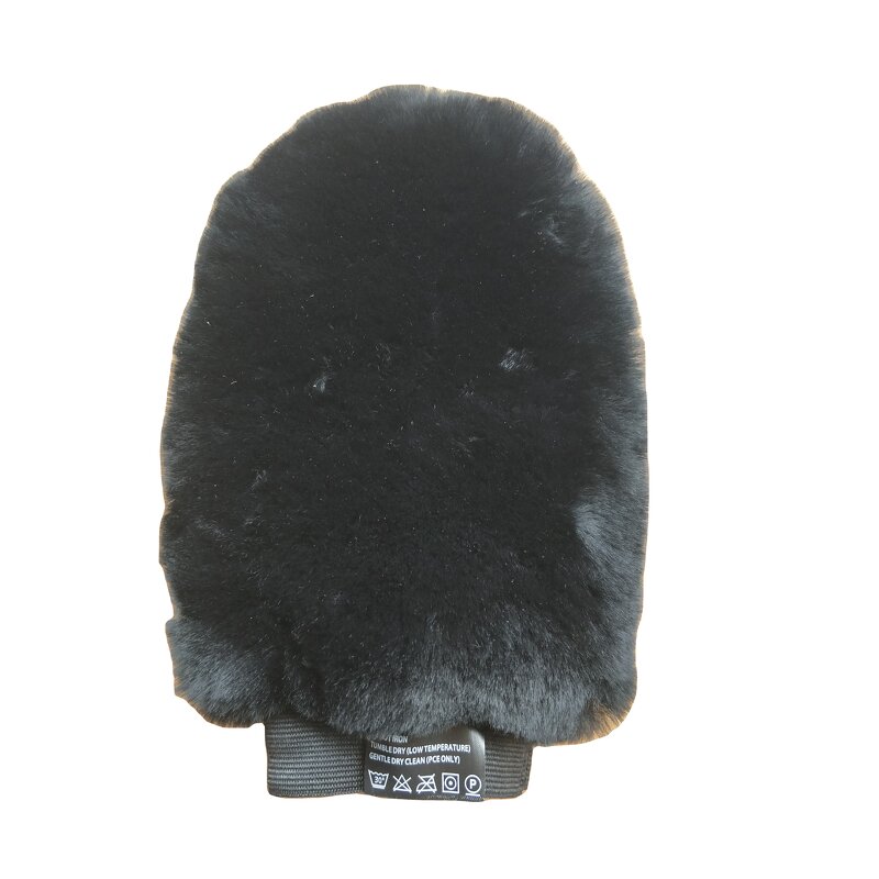 Sheepskin Horse Wash Mitt Factory - Double Sided Grooming Mitten