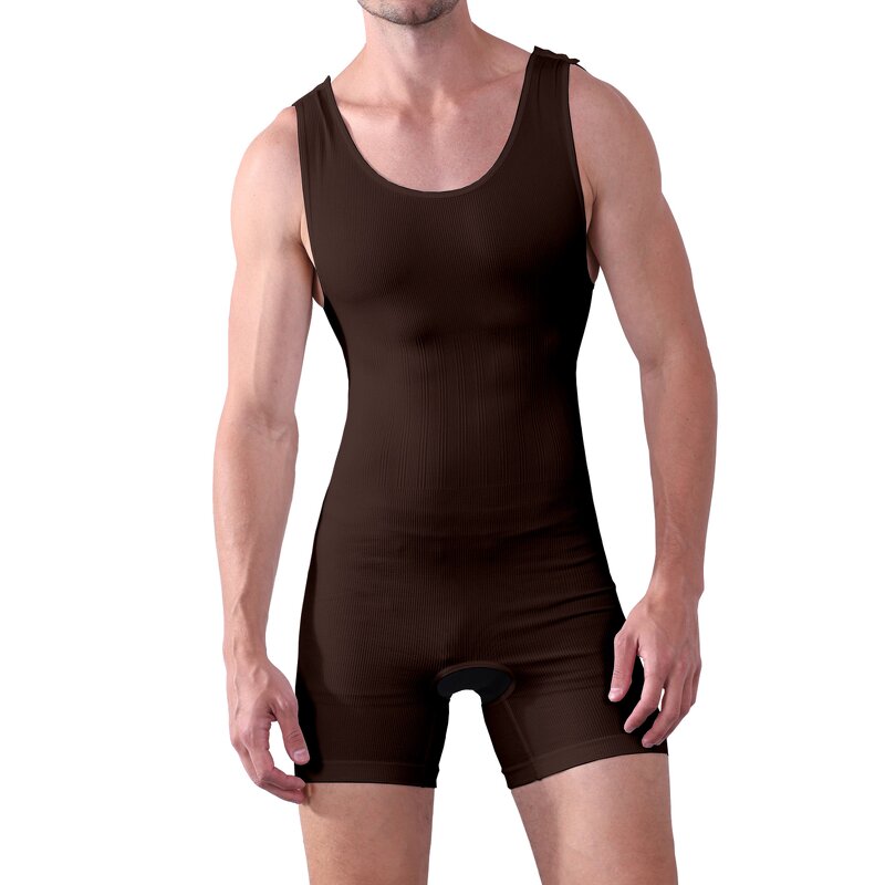 Men's One-Piece Shapewear Manufacturer - OEM Custom Abdomen-Control Open