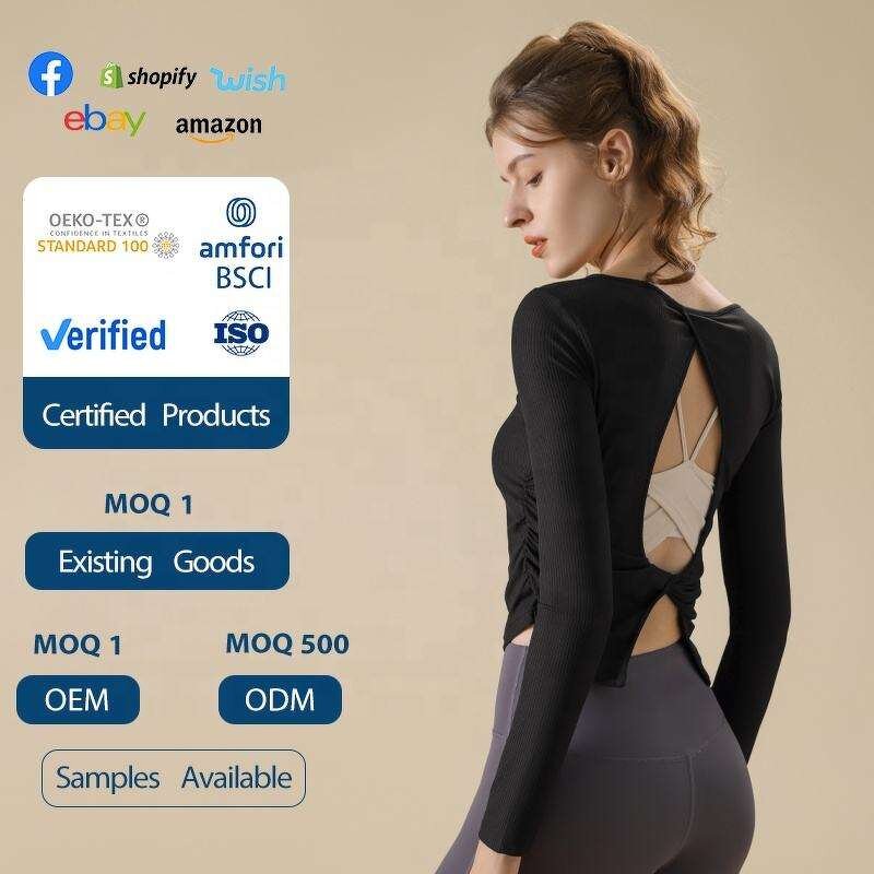 Yoga Fitness Top Manufacturer - OEM/ODM Hot Selling Long Sleeve Slim
