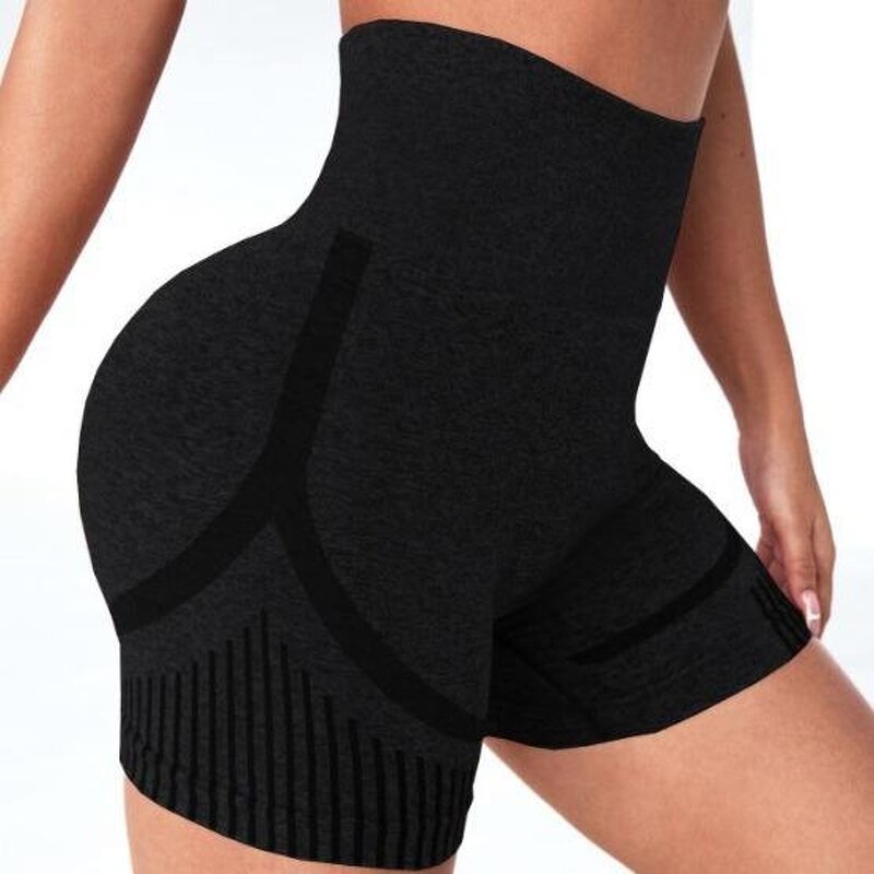 Sports Shorts Manufacturer - OEM Custom High Waist Elastic Quick-Drying