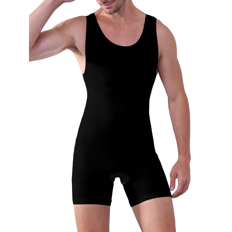 Men's One-Piece Shapewear Manufacturer - OEM Custom Abdomen-Control Open