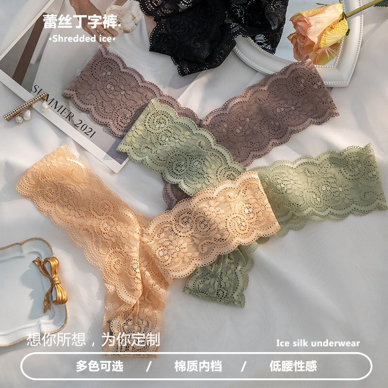 Thong Briefs Manufacturer - Factory Custom Lace Low Waist Quick-drying