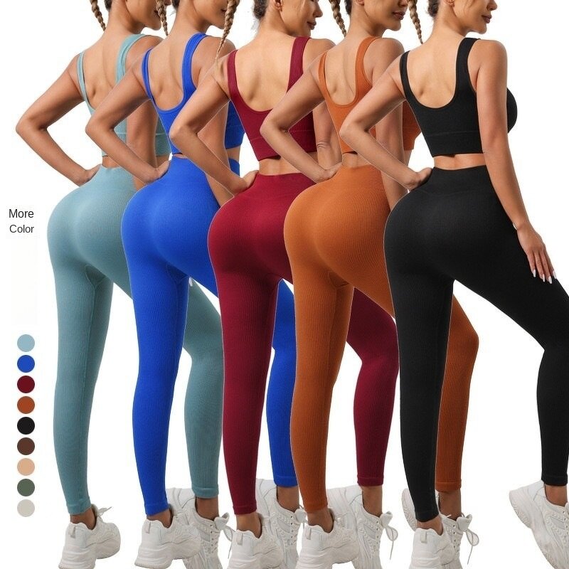 Fitness Suit Manufacturer - OEM Customizable Seamless Bra Hip-Lifting