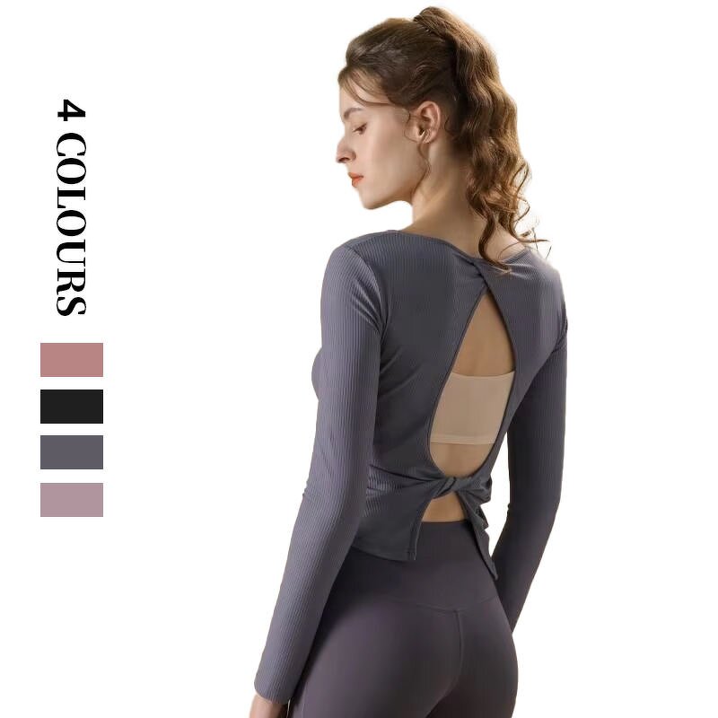 Yoga Fitness Top Manufacturer - OEM/ODM Hot Selling Long Sleeve Slim