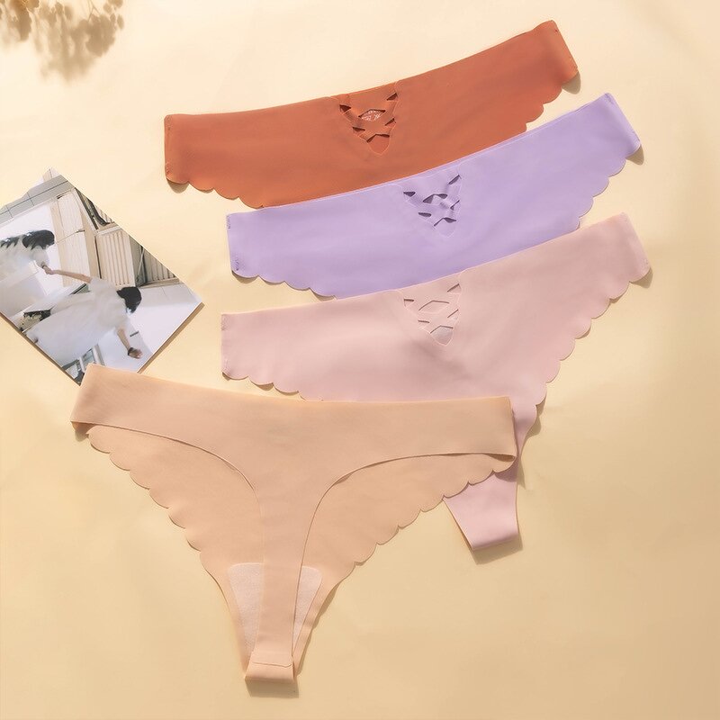 Thong Briefs Manufacturer - Factory Wholesale One-piece Seamless Hollowed