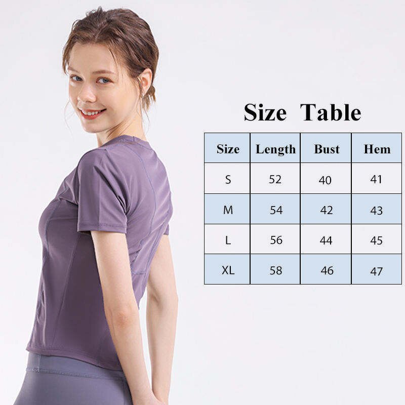 Yoga Fitness T-Shirt Manufacturer - OEM/ODM Summer Quick-Dry Round Neck