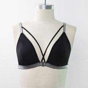 Backless Bra Manufacturer - OEM Custom Women's Triangle-Cup with Straps