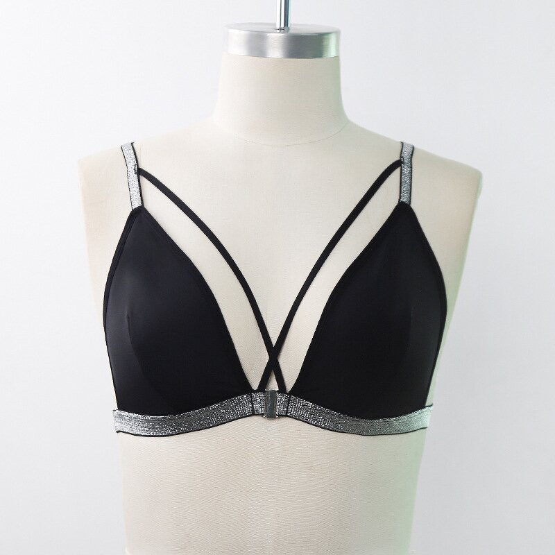 Backless Bra Manufacturer - OEM Custom Women's Triangle-Cup with Straps