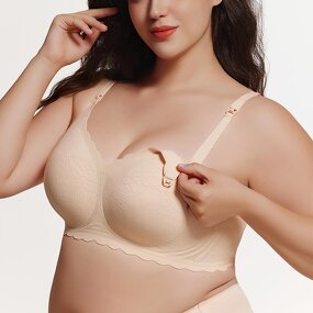 Nursing Bra Manufacturer - OEM/ODM Women's Plus Cup Comfortable Seamless