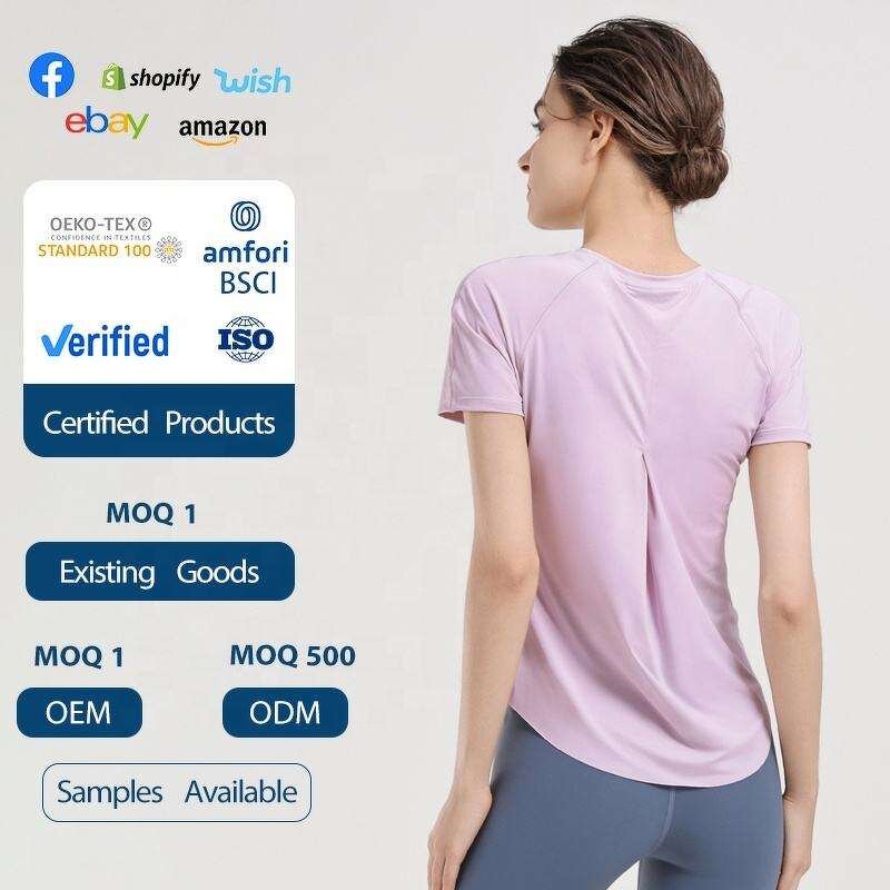 Yoga Suit Top Manufacturer - OEM/ODM Women's Summer Fashion Quick-Dry