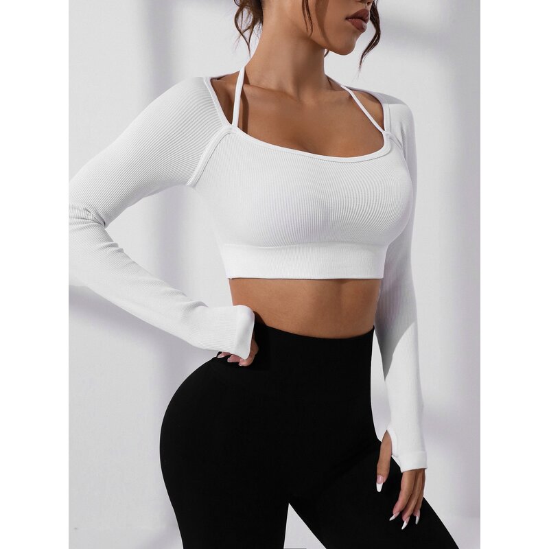 Athletic Yoga Top Manufacturer - OEM/ODM Women's Long-Sleeved Seamless