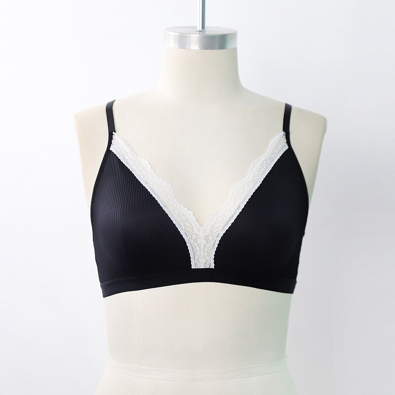 Ladies' Underwear Manufacturer - OEM Custom Lace Trim Lightweight Wireless