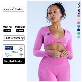 Yoga Crop Top Manufacturer - OEM/ODM Fashionable Women's Breathable Skinny